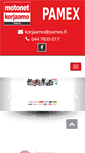 Mobile Screenshot of pamex.fi