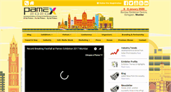 Desktop Screenshot of pamex.in